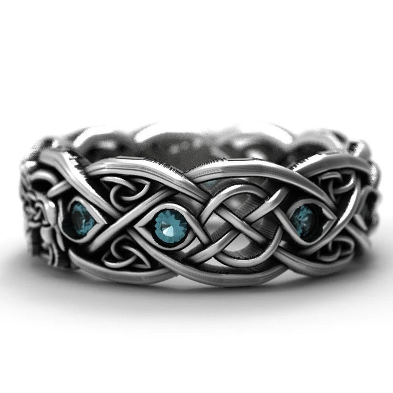 Not Just a Ring, A Call to Protect the Wild - Huitan Viking Wolf Ring